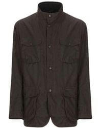 Barbour - Rustic Waxed Cotton Coat - Lyst