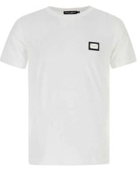 Dolce & Gabbana - Crew-Neck Cotton T-Shirt - Lyst