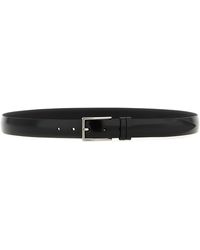ZERBINI CLAUDIO - Brushed Leather Belt - Lyst