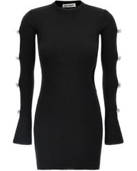 Mach & Mach - Mach & Mach 'Cut-Out Crystal Bow' Dress - Lyst