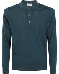 John Smedley - "Belper" Long Sleeves Shirt - Lyst
