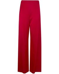 Blugirl Blumarine - Satin Long Trousers - Lyst