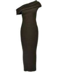 Courreges - 'Twist Rib Knit Long' Dress - Lyst