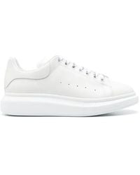 McQueen - Lace Up Logo Sneakers - Lyst