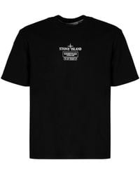 Stone Island - Cotton Crew-neck T-shirt - Lyst