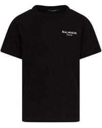 Balmain - T-Shirt With Logo - Lyst