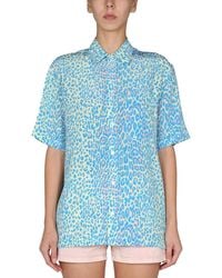 Stella McCartney - Regular Animal Print Shirt - Lyst