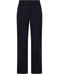 Max Mara - Straight Trousers Humanity Cotton - Lyst