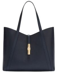 Furla - Goccia' Night Calf Leather Large Tote Bag - Lyst
