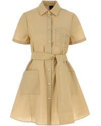 Loewe - Cotton Blend Paula S Ibiza Shirt Dress - Lyst