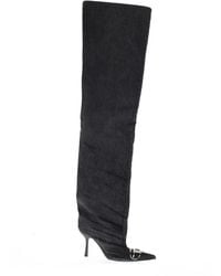 DIESEL - Cotton Boots - Lyst