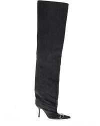 DIESEL - Cotton Boots - Lyst