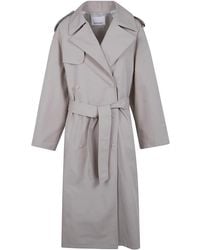 Frankie Shop - Light Riva Cotton Trench Coat - Lyst