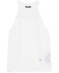Balmain - Wool Top - Lyst