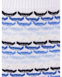 CASABLANCA - Striped Diamond-Logo Shorts - Lyst