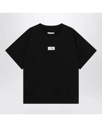 MM6 by Maison Margiela - Cotton T-Shirt With Numeric Logo - Lyst