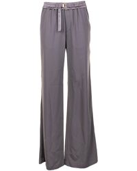 Ami Paris - Acetate Viscose Blend Trousers - Lyst