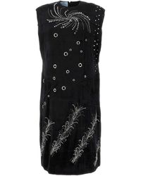 Prada - Velvet Dress - Lyst