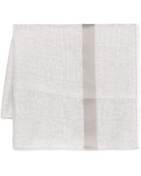 Emporio Armani - Elegant Logo Stole Scarf - Lyst