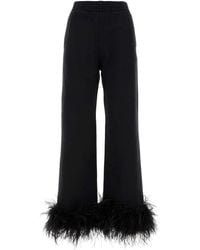 Prada - Wide Trousers - Lyst