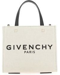 Givenchy - Logo-print Mini Canvas Tote Bag - Lyst