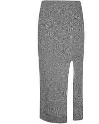 Circus Hotel - Viscose Midi Skirt - Lyst