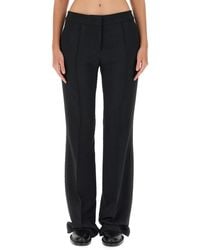 Jil Sander - Viscose Blend High-Waisted Pants - Lyst