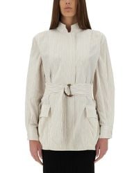 Fendi - Cotton And Silk Blouson - Lyst