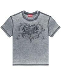 DIESEL - Cotton Blend T-Shirt - Lyst