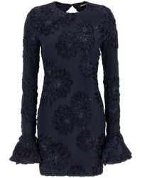 ROTATE BIRGER CHRISTENSEN - Rotate Birger Christensen '3D Mesh Mini' Dress - Lyst