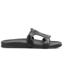 Celine - Triomphe Slide Sandals - Lyst