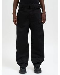 Lemaire - Pantaloni Twisted Belted - Lyst