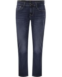 7 For All Mankind - Slimmy Tapered Luxe Performance Stretch Denim Jeans - Lyst