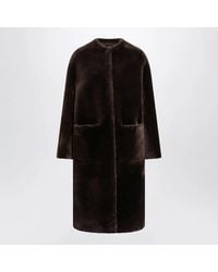 Blancha - Oak Reversible Shearling Coat - Lyst