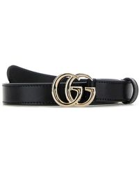 Gucci - Gg Marmont Thin Belt - Lyst