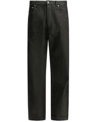 Rick Owens - "Geth" Wide-Leg Jeans - Lyst