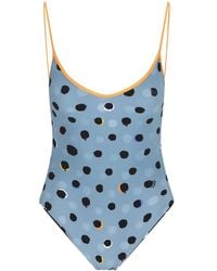 Fendi - Polka Dot Swimsuit - Lyst