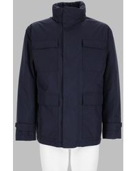 Herno - Structured Sports Jacket With High Collar And Front Zip Closure - Lyst