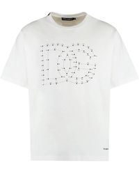 Dolce & Gabbana - Cotton Crew-Neck T-Shirt - Lyst