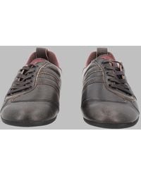Vivienne Westwood - Textured Sneakers With Burgundy Accents And Emblem - Lyst
