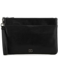Dolce & Gabbana - Leather Clutch - Lyst