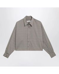 Frankie Shop - Arlen Boxy Cropped Checked Shirt - Lyst
