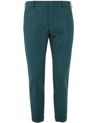 PT01 - Flat Front Trousers With Ergonomic Pockets - Lyst