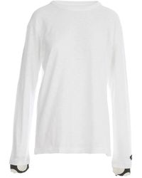 Y's Yohji Yamamoto - Uneven Yarn X Pe Polka Pig L/S T-Shirt - Lyst