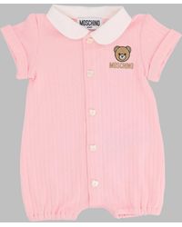 Moschino - Mini Cotton Jumpsuit With Gift Box - Lyst