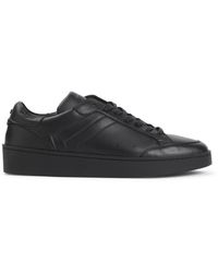 Canali - Low-Top Leather Sneakers - Lyst