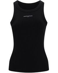 Maison Kitsuné - Maison Kitsuné Tank Top Con Logo - Lyst