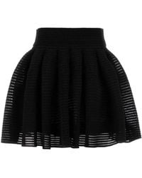 Alaïa - Alaia Knit Mini Skirt - Lyst