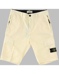 Stone Island - Cargo Bermuda_Regular Tapered Fit - Lyst