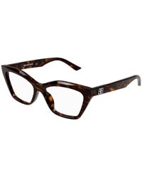 Balenciaga - Bb0342O 006 Optical Frames Acetate Transparent Cat Eye - Lyst